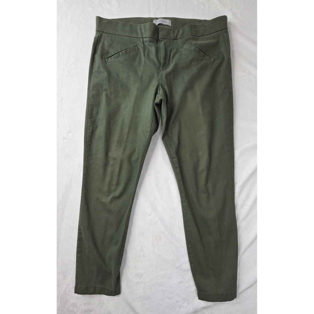 Gap Pants Women 8P Green‎ Ultra Skinny Stretch Chino Excellent